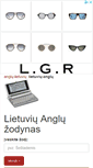 Mobile Screenshot of lietuviu-anglu.com